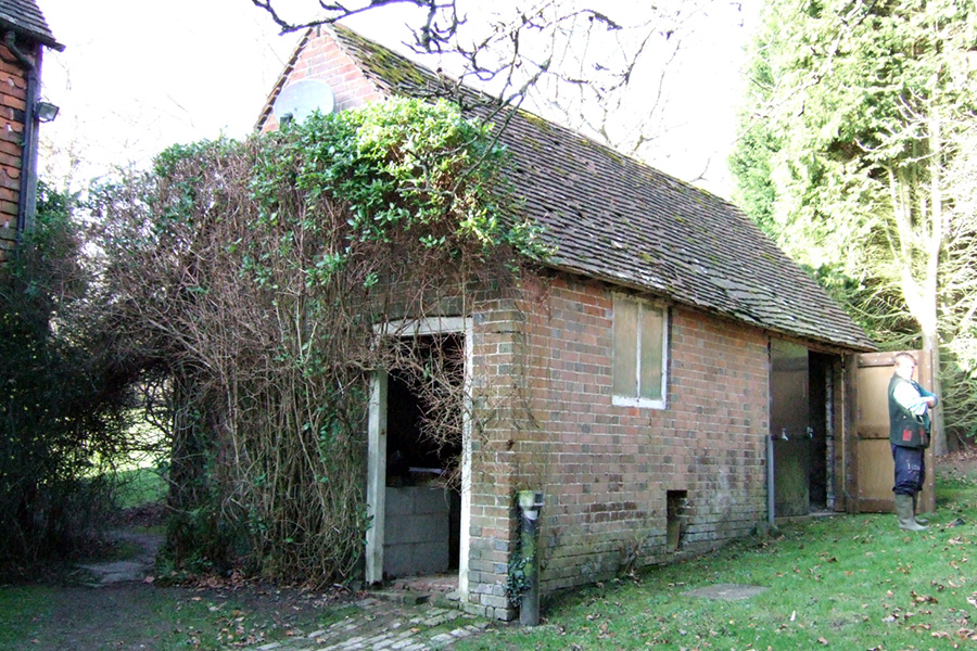 Before: The old gardener’s store