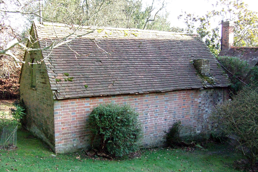 Before: Outside of the old gardener’s store